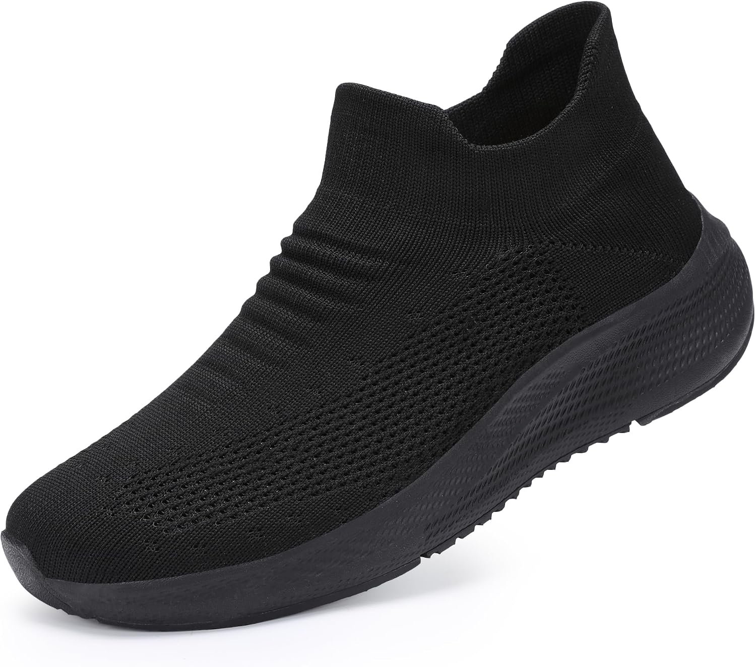 SHULOOK Womens Slip on Walking Shoes Comfort Lightweight Casual Sneakers | Non-Slip Breathable Sock Work Shoes Mesh Sport Casual Fashion Tennis Running Sneakers