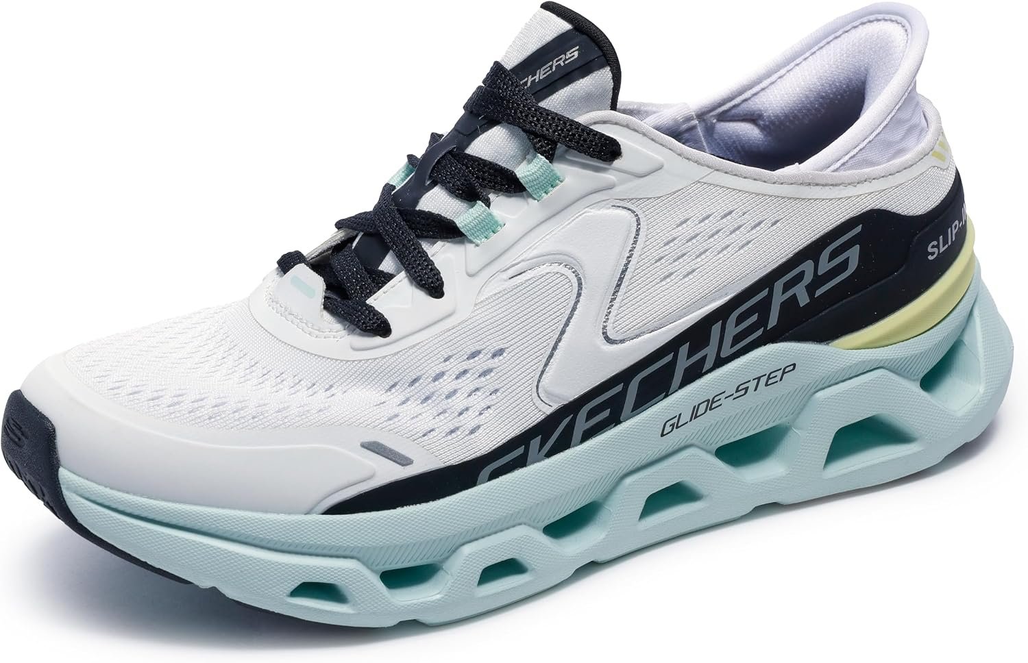 Skechers Women’s Glide-Step Altus Hands Free Slip-Ins | Slip-Ins, Engineered mesh upper sneaker, Glide-Step geometric midsole, Machine washable, Air-Cooled Memory Foam Insole