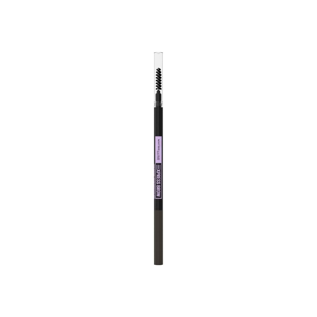 Maybelline Express Brow Ultra Slim Eyebrow Makeup, Brow Pencil with Precision Tip and Spoolie for Defined Eyebrows, Deep Brown, 1 Count