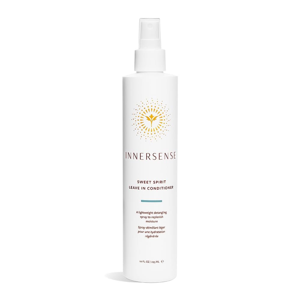 INNERSENSE Organic Beauty – Sweet Spirit Leave-In Conditioner (10oz) | Lightweight Leave-In Conditioner | Detangles, Softens + Fights Frizz for All Hair Types | Non-Toxic, Clean Haircare
