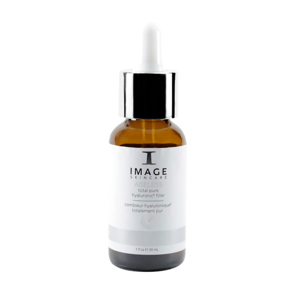 IMAGE Skincare, AGELESS Total Pure Hyaluronic 6 Filler, 1 fl oz | Facial Hydration Serum, Fill in Look of Fine Lines and Smooth Appearance of Wrinkles