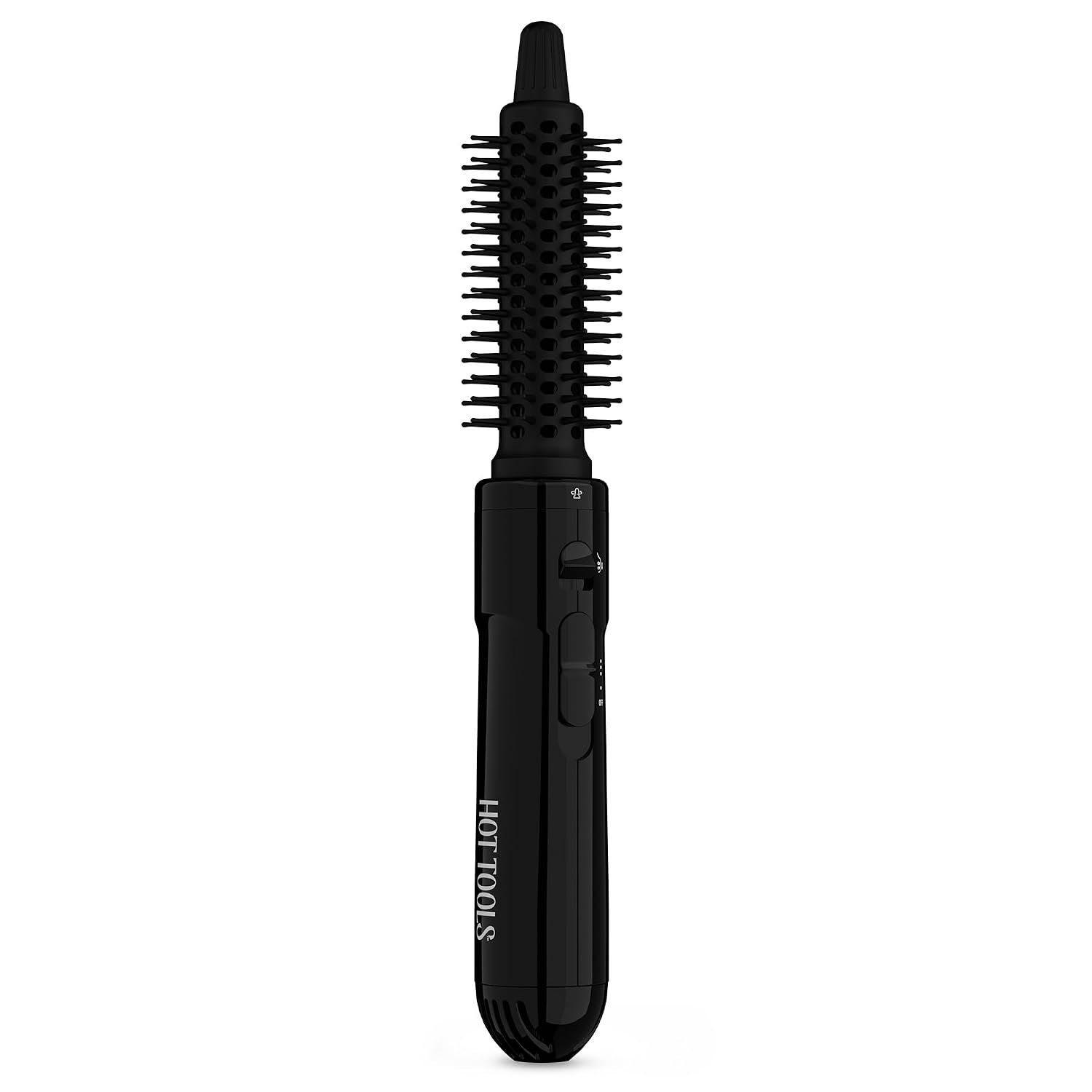 Hot Tools Pro Artist 1.5″ Hot Air Styling Brush, Black | Style, Curl and Touch Ups, Lightweight, Controls Frizz, 2 Heat/Speed Settings, 8 Ft Cord