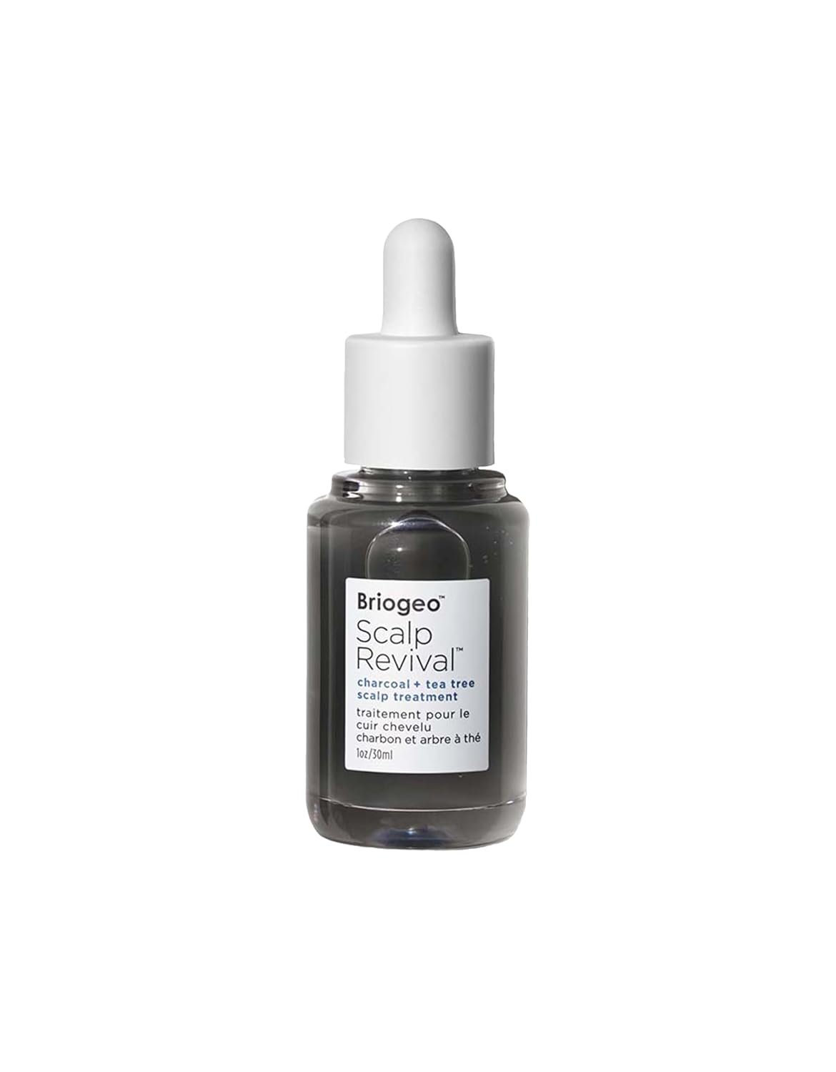 Briogeo Scalp Revival Charcoal + Tea Tree Scalp Treatment | Leave-In Serum | For Dry, Flaky, or Itchy Scalp | Hydrating & Balancing | Vegan & Cruelty Free | 1 oz