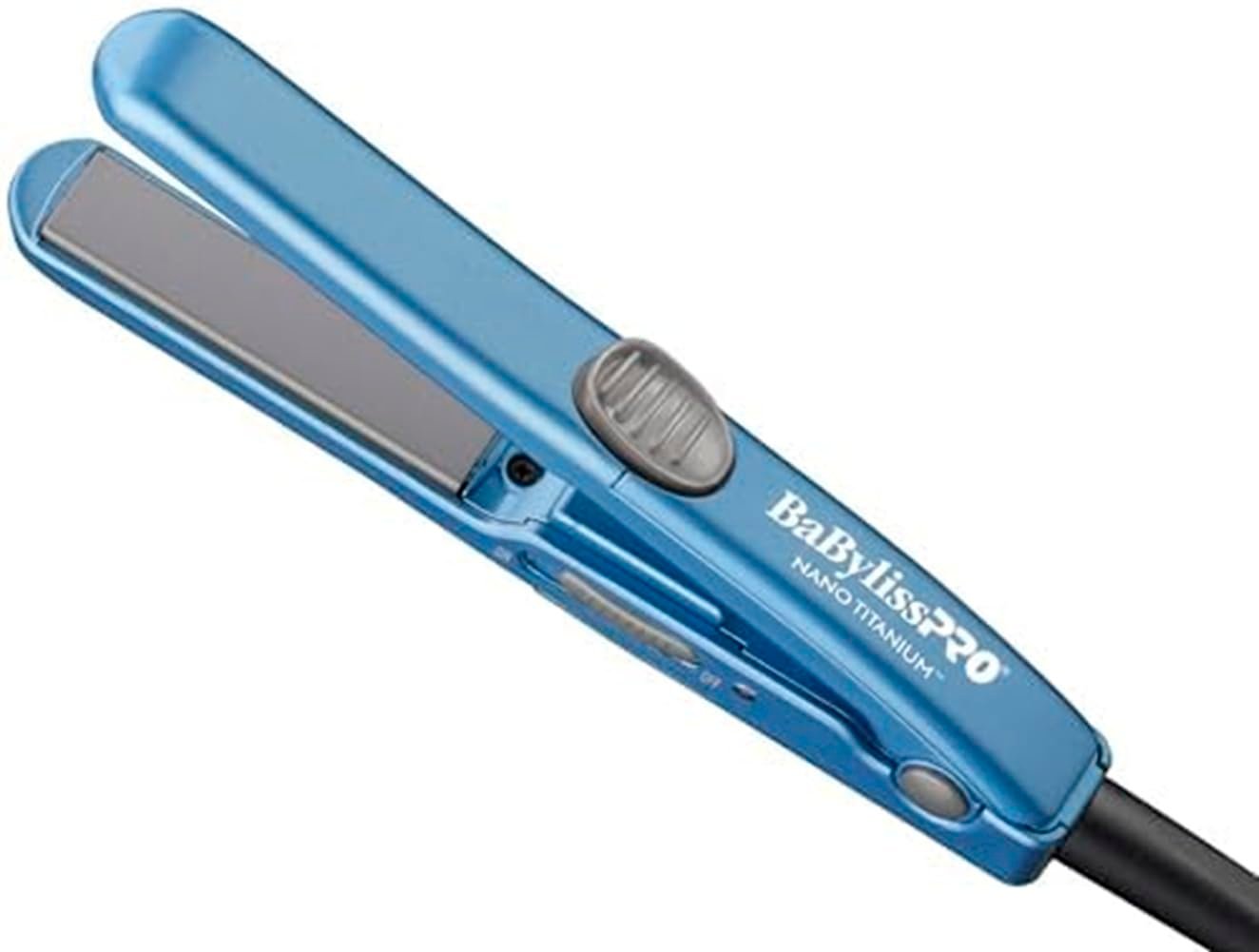 BaBylissPRO Nano Titanium Mini Flat Iron Hair Straightener, 0.5″ Hair Straightener Iron for Touch Ups & All Hair Types, Perfect for Travel