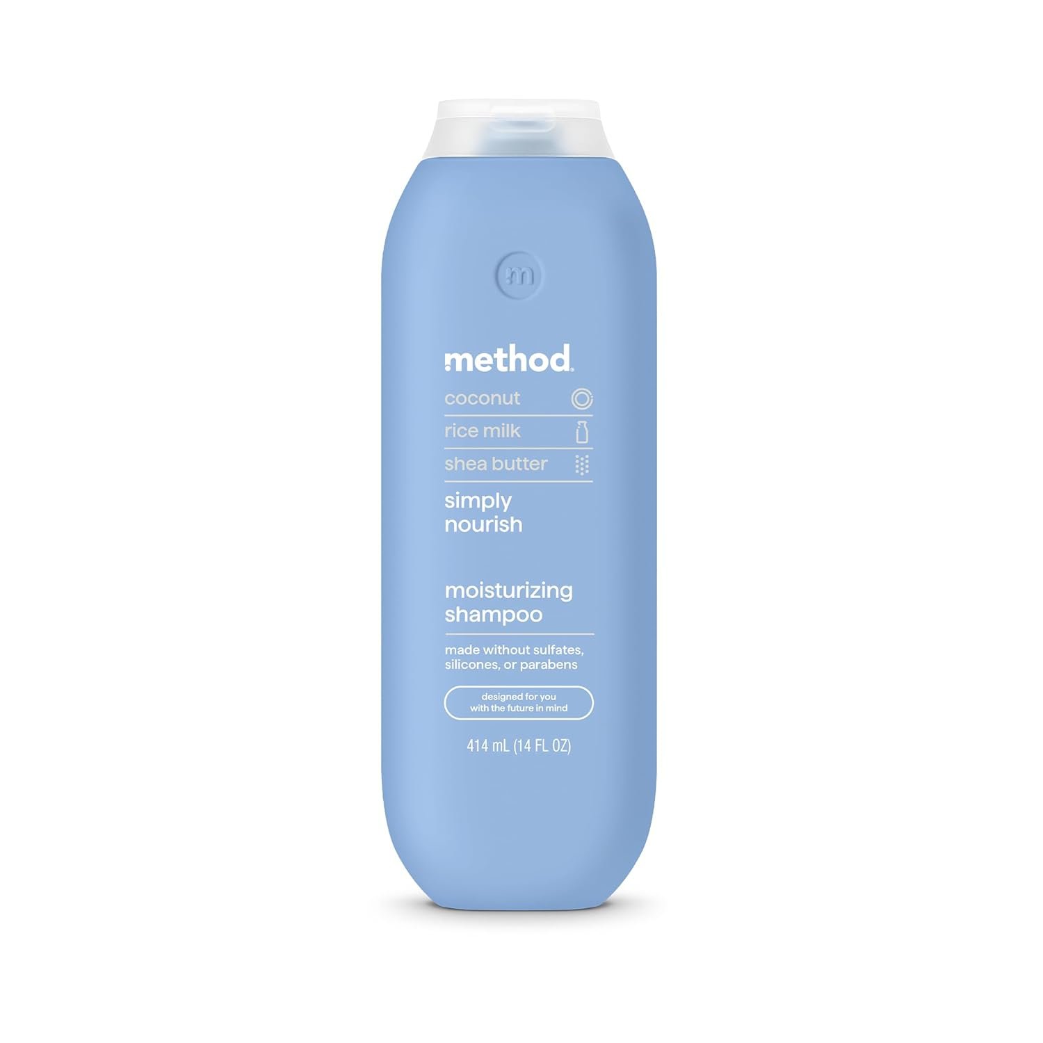 Method Moisturizing Shampoo, Simply Nourish – Hydrates and Revives Dry Hair, Safe for Color-Treated Hair – Sulfate Free and Cruelty Free – 14 oz