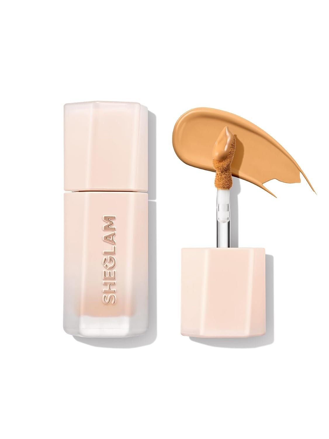 SHEGLAM Hideaway Full-Coverage Liquid Concealer for Hydrating Creamy Finish-Golden