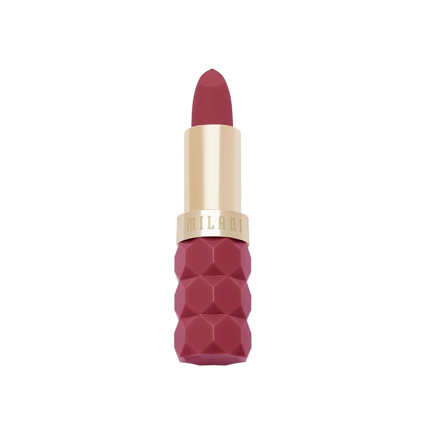 Milani Color Fetish Matte Lipstick, Hydrating Velvet Finish, Full Coverage Long Lasting, Moisturizing Cream Lip Color with Hyaluronic Acid, 0.14 oz, 380 Smitten