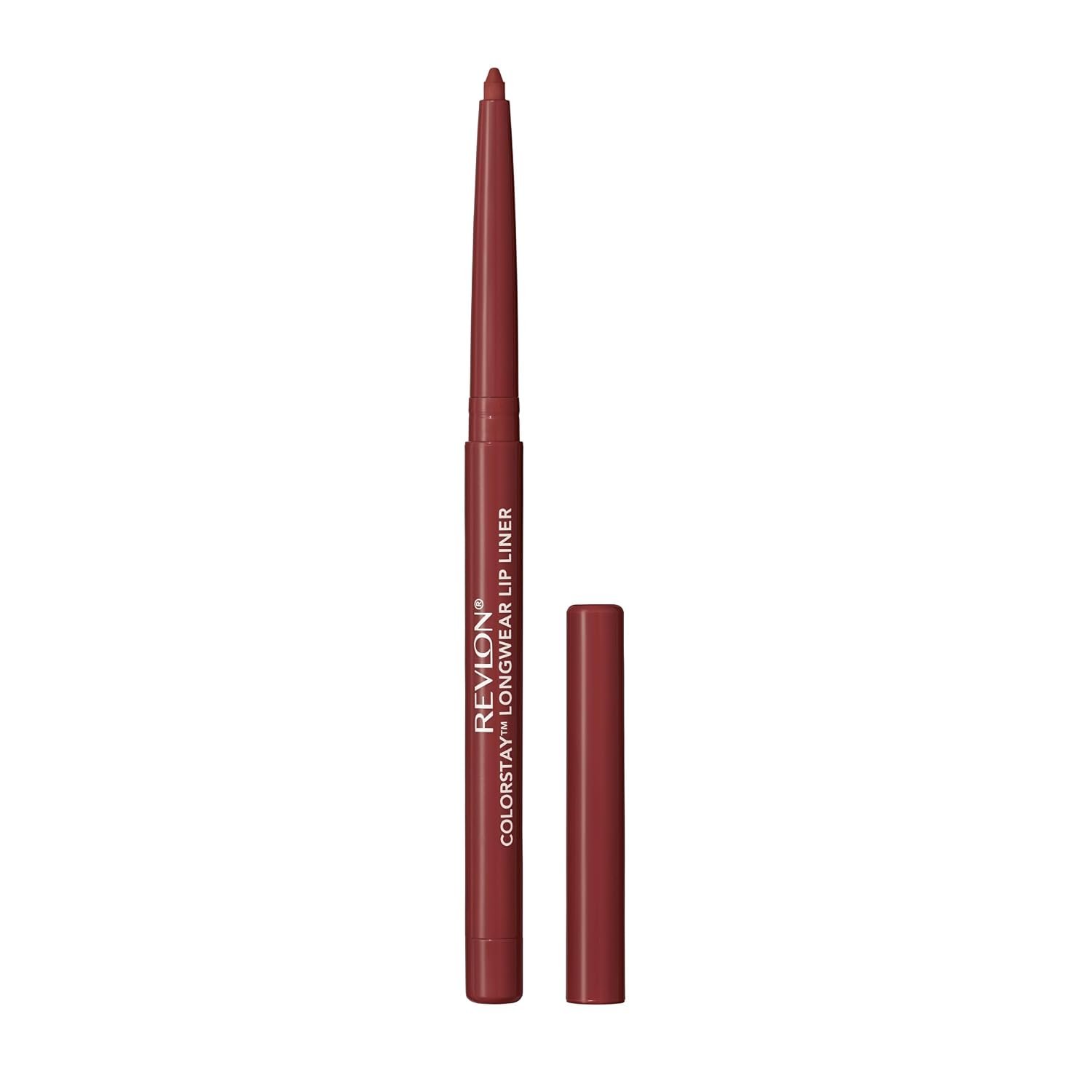 Revlon ColorStay Longwear Lip Liner, 640 Raisin, 0.01 oz | Longwear lip liner with built-in sharpener. Rich color with smooth, easy-glide application.