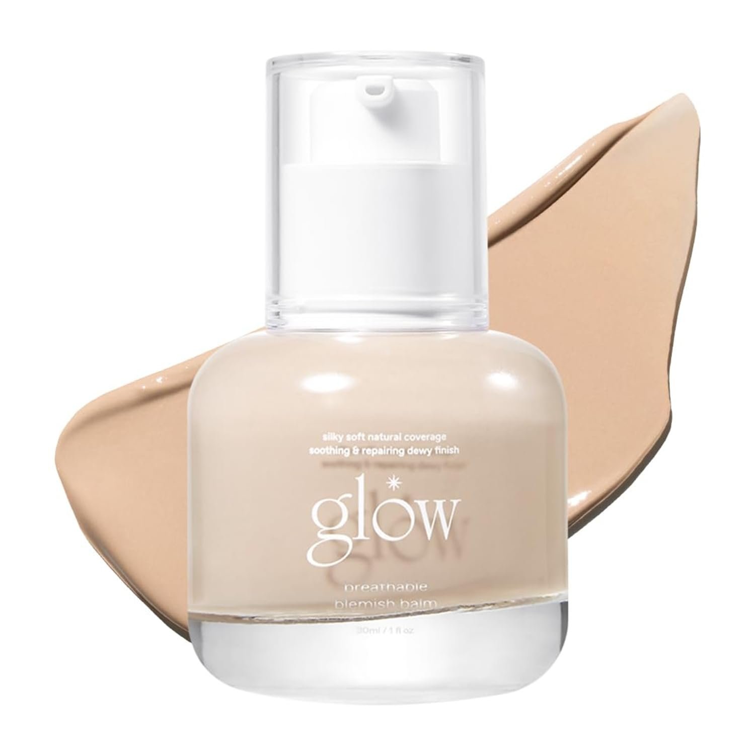 glow breathable blemish balm #one, lightweight and hydrating bb cream, 1 fl oz