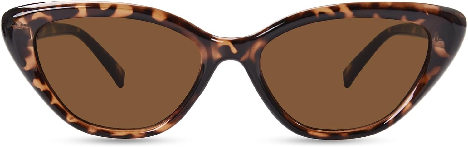 Cat Eye Sunglasses for Women, Vintage Narrow Cateye Sun Glasses | Retro Frame, Trendy Shades, OP6913