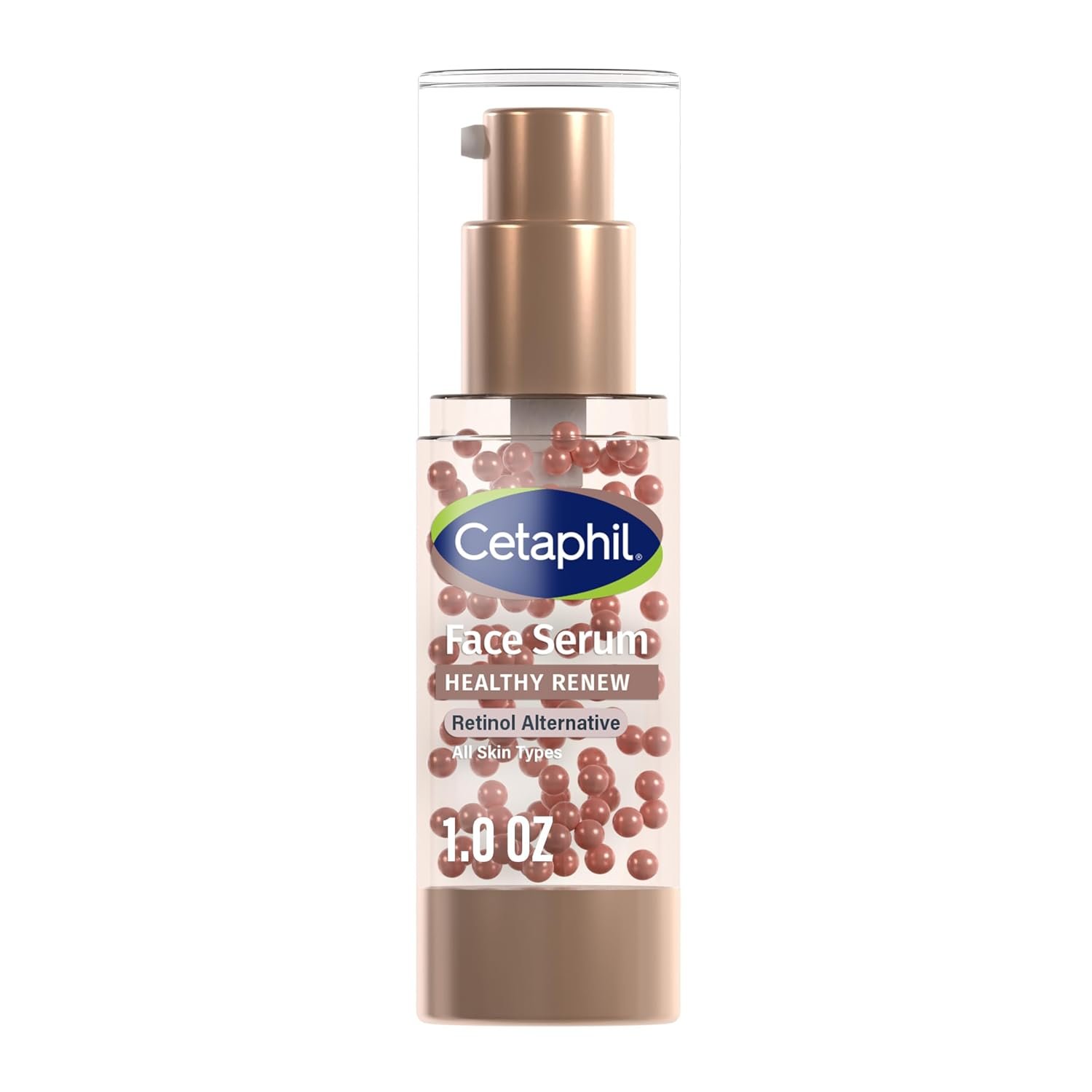 Cetaphil Healthy Renew Anti-Aging Face Serum, Peptides, Retinol-Free, 1oz | Retinol Alternative, Niacinamide & Peptides, Fragrance Free, Sensitive Skin, Vitamin B Complex, Firms And Smooths