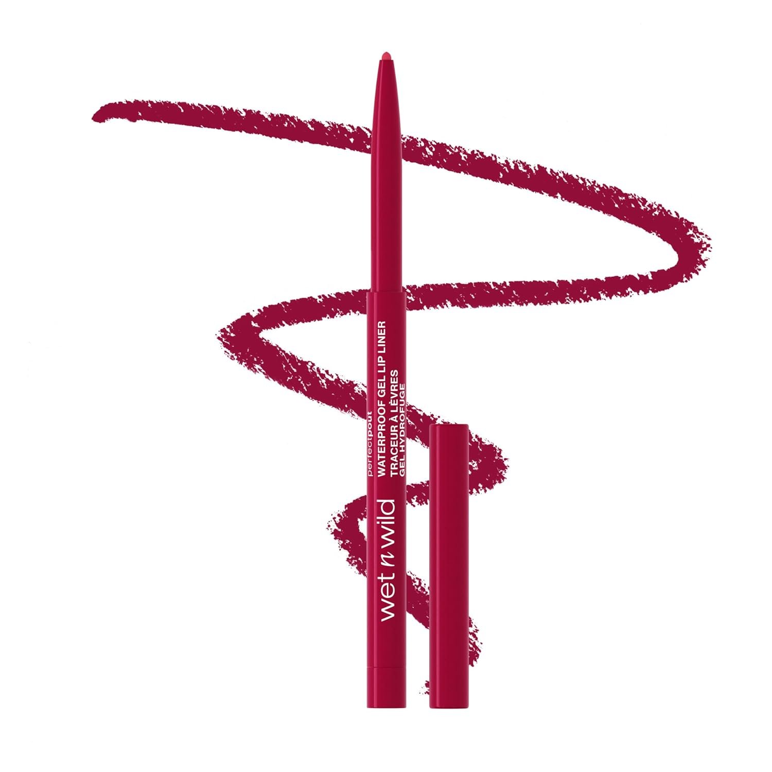 wet n wild Perfect Pout Gel Lip Liner, Rich Creamy Long Lasting Color, Well-Defined and Flawless Application, Vegan & Cruelty-Free – Currant Mood