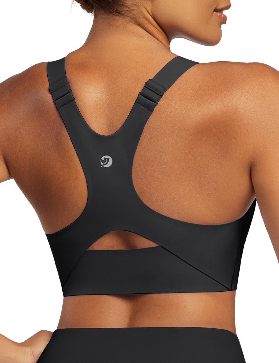 Sports Bras for Women High Support Womens Large Bust High Impact Sports Bras Wireless Push Up Racerback Workout Yoga Top
