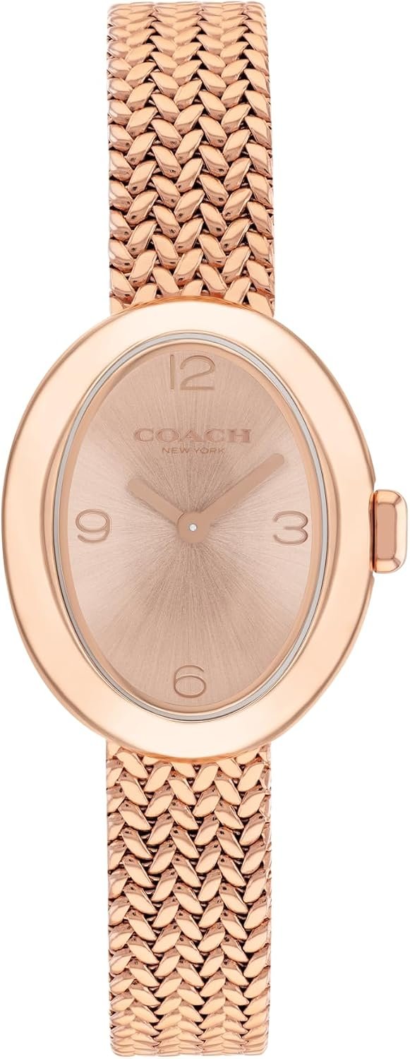 COACH Women’s Sammy 2H Quartz Bracelet Watch, 22.5mm Petite Oval Case, Premium Fashion, Everyday Wear – Gift for Her