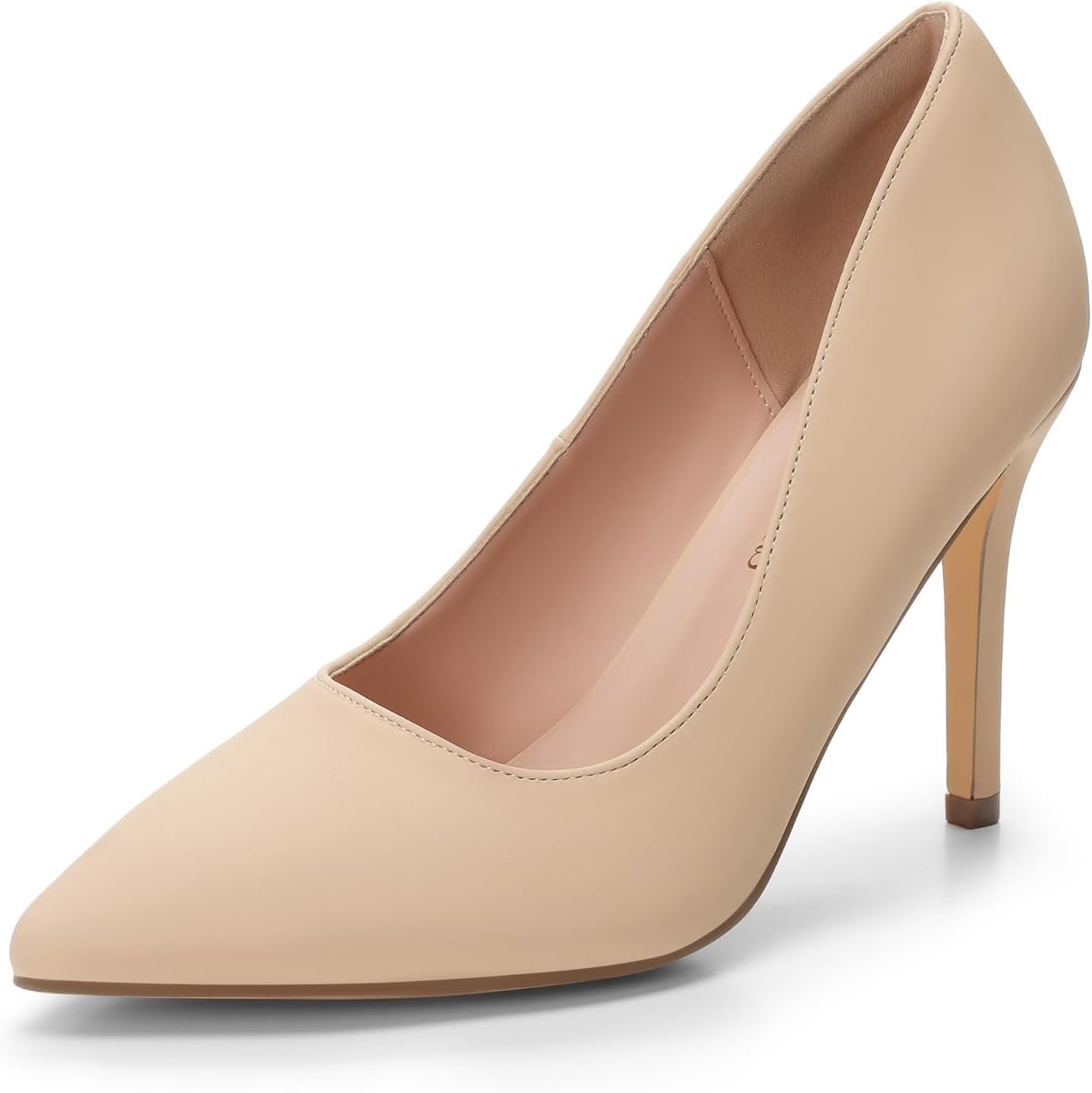 DREAM PAIRS Women’s Closed Toe High Heels Dress Pointed Toe Wedding Pump Shoes