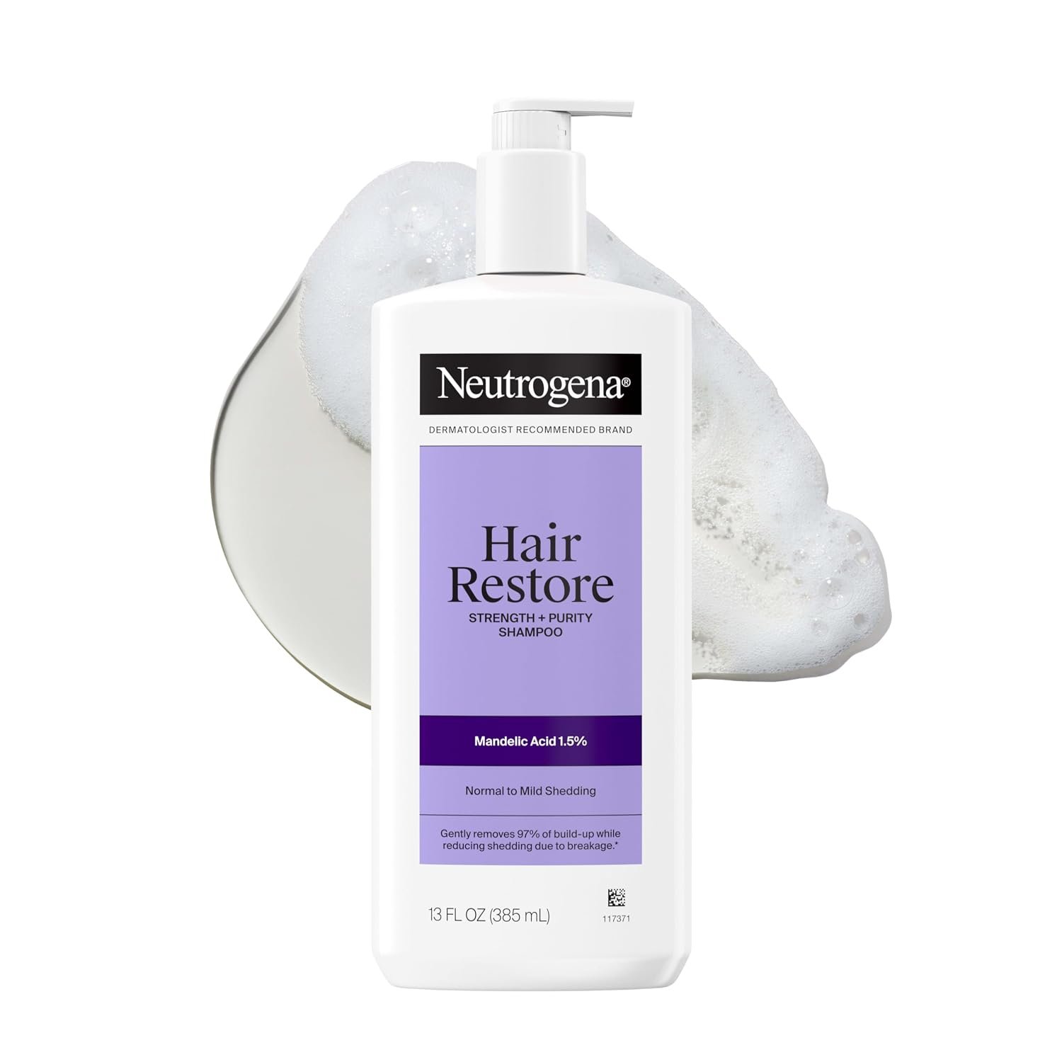 Neutrogena Hair Restore Strength + Purity Sulfate-Free Shampoo, 13 fl oz