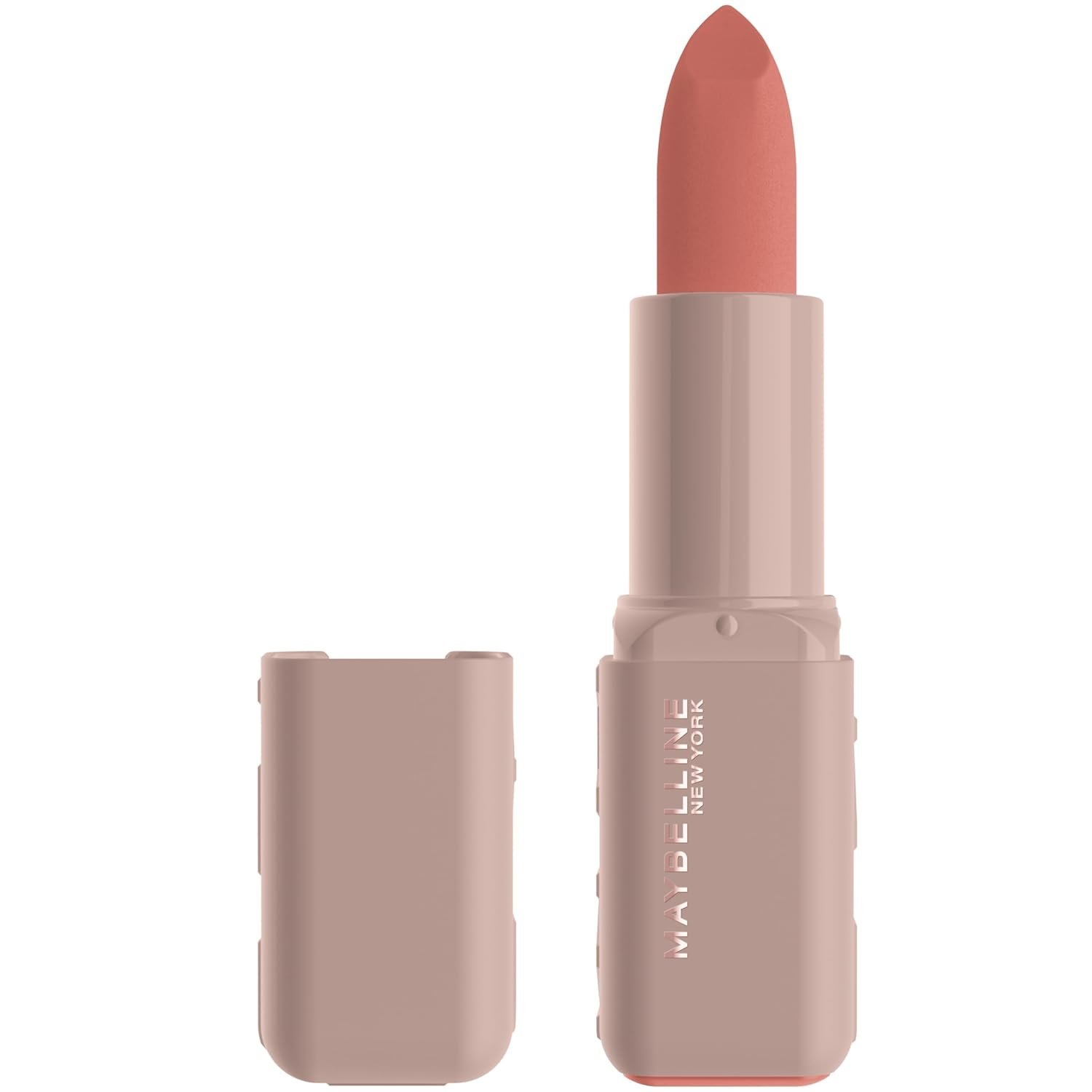 MAYBELLINE Serum Lipstick, Hydrating Lip Makeup with 8HRs of Lip Plumping Moisture with Hyaluronic Acid + Oil Blend, Crop Top (Light Nude Pink Matte)