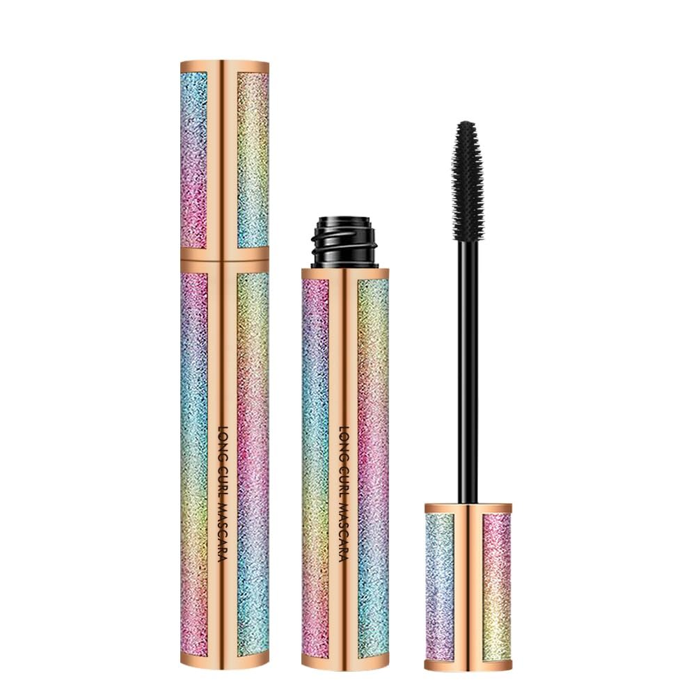 4D Silk Fiber Lash Mascara – Luxuriously Longer, Voluminous Eyelashes, Waterproof Tubing Mascara in Black, Natural Lengthening, Smudge-proof, Hypoallergenic, No Clumping, Easy to Apply & All Day Full