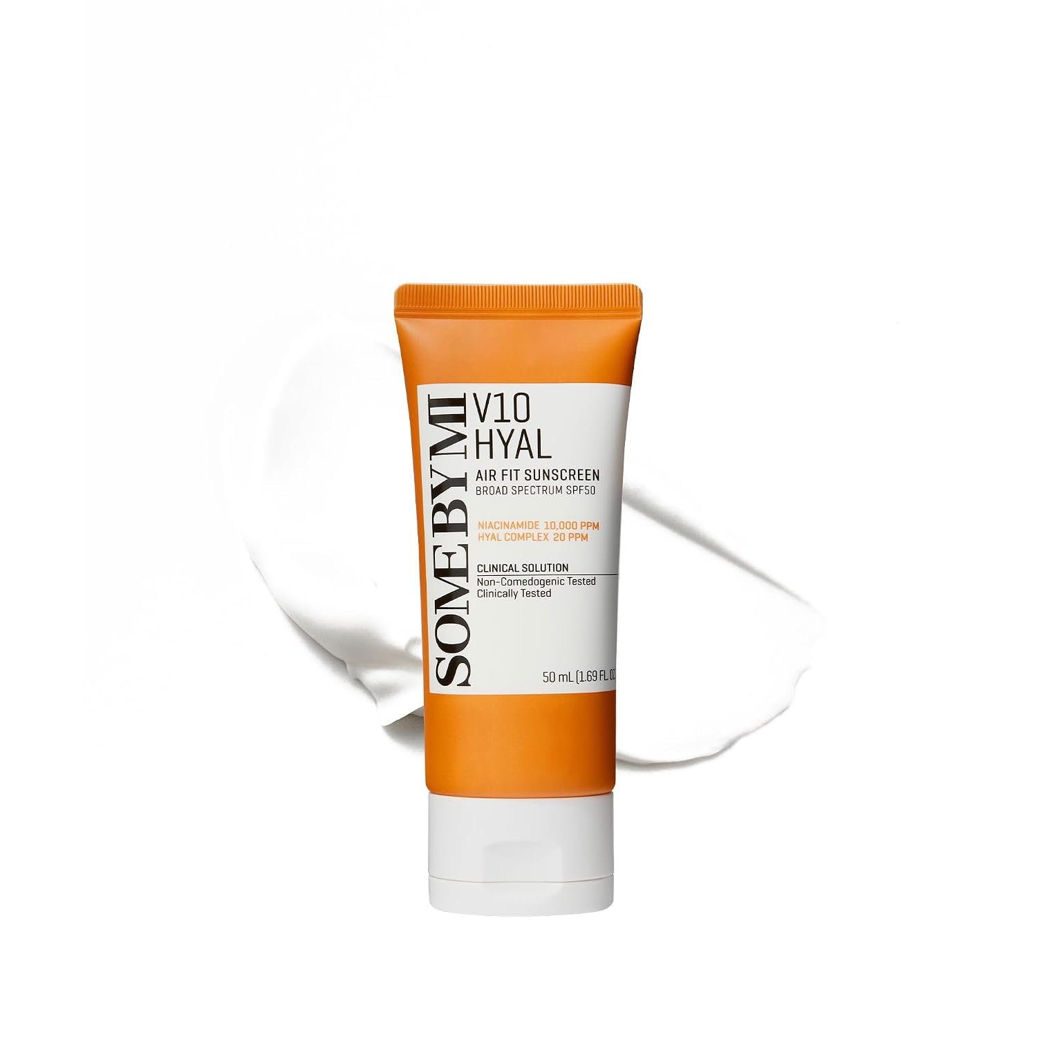 SOME BY MI V10 Hyal Air Fit Sunscreen SPF 50 – 1.69oz, 50ml – Korean Centella Sunscreen for Face with UV Protection – Non-Greasy, No White Cast, No Eye Irritation for Sensitive Skin – Korean Skin Care