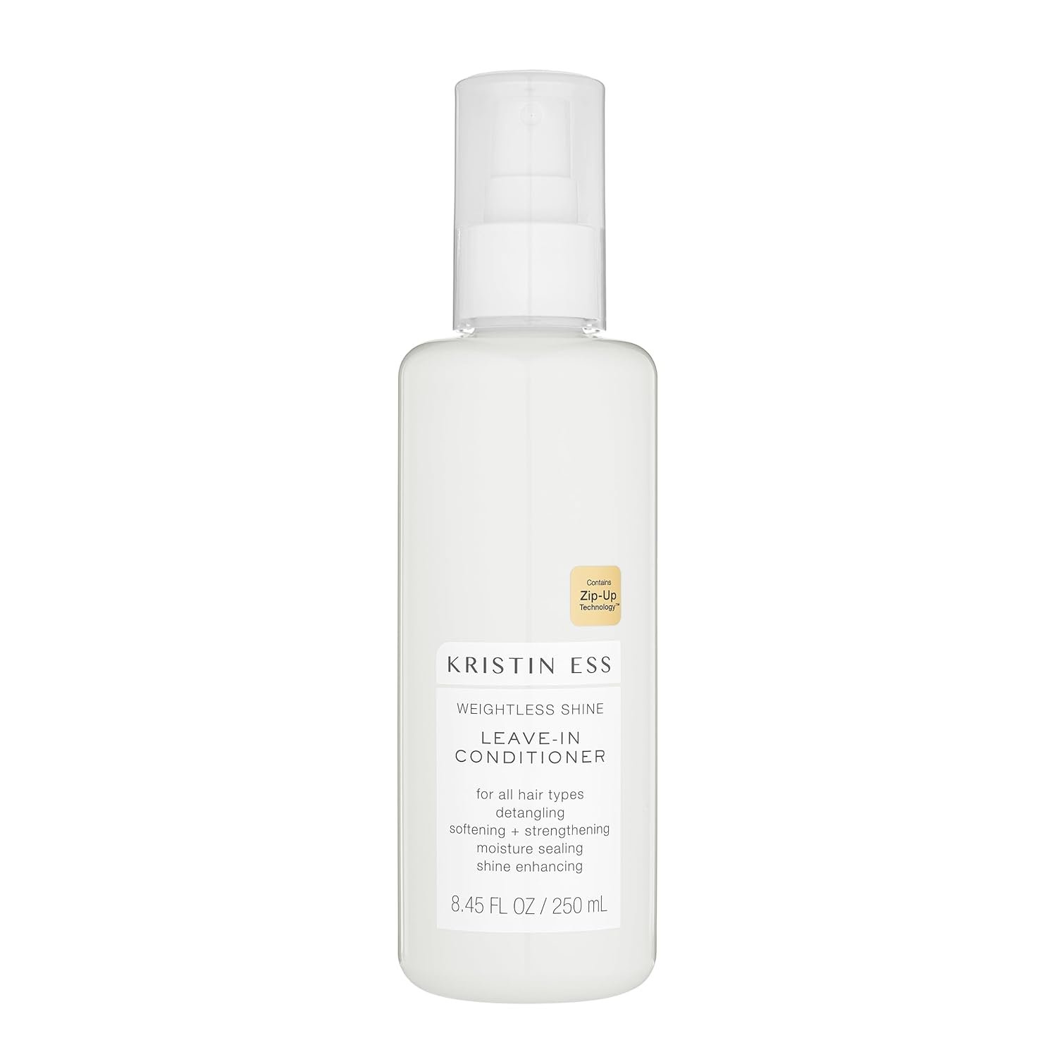 Kristin Ess Hair Hydrating Salon Leave In Conditioner Spray for Strength + Shine – Lightweight Anti Frizz Detangler for Women – Sulfate Free + Color Safe – Castor Oil Moisture Bond Repair Spray