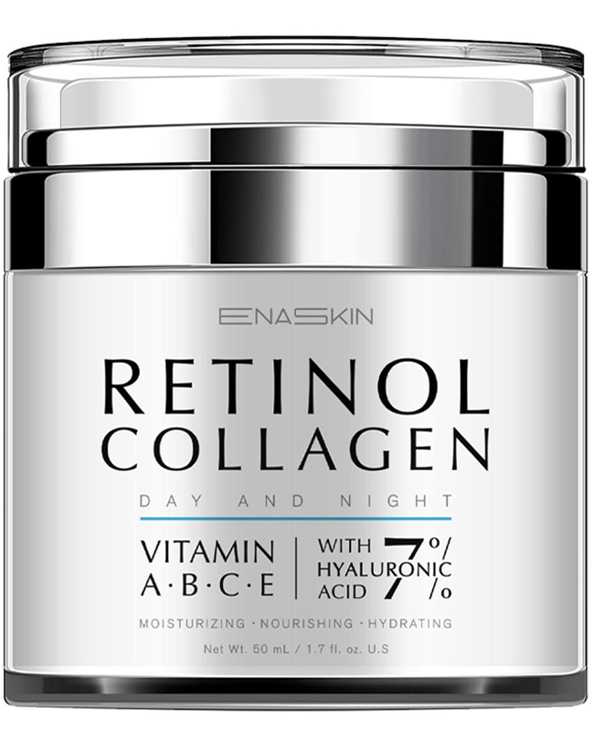 EnaSkin Retinol Collagen Face Cream for Wrinkles, Anti-Aging Moisturizer | This Retinol and Collagen Cream Helps Smooth the Look of Wrinkles and Fine Lines for Firmer, Younger-Looking Skin