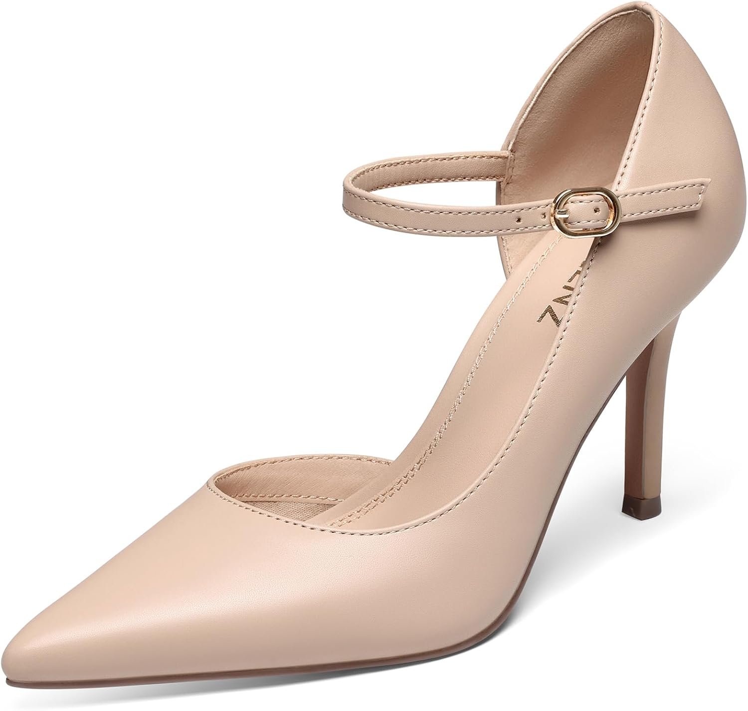 CELLENZ Women High Heels Pumps: Closed Pointed Toe Stiletto Heel | 3.5-Inch Comfortable Fashion Shoes – Dressy Formal Graduation Sexy Prom Party Dance Pump Shoe Wide Size
