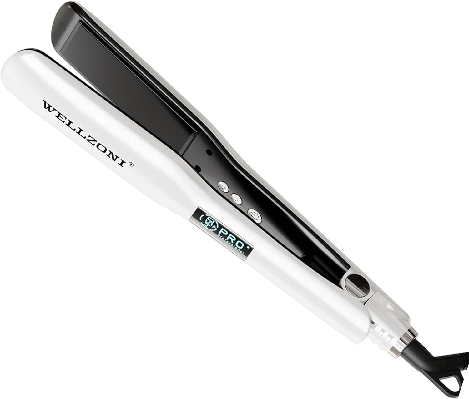 Flat Iron Hair Straightener – 1.4″ Wide Plate, 15s Fast Heating with 37 Temp Settings 122-450°F, Dual Voltage Ionic Ceramic Flat Iron for All Hair Types with Auto Shut-Off