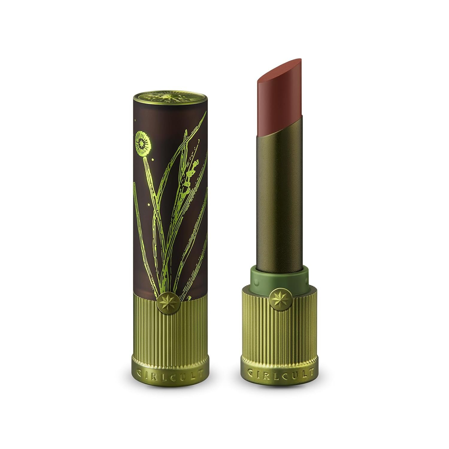 GIRLCULT Matte Lipstick, Burnt Orange Brown, Soft Matte Velvet Finish | Unique Shades, Soft-Matte Velvet Finish, Buildable Color, Subtle Shimmer, Comfortable Wear, Everyday Makeup