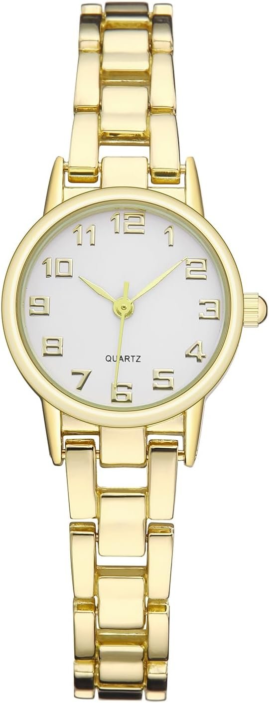 TWOPTION Womens Waterproof Wrist Watch,Women’s Small Thin Analog Bracelet Quartz Watch Dainty Christmas Gifts