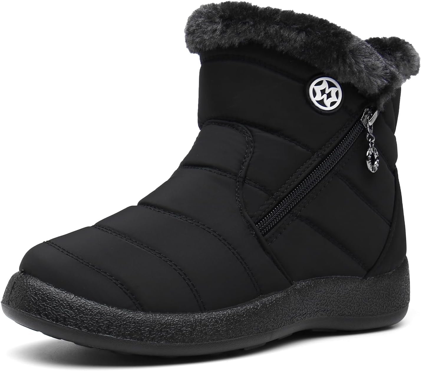 Hsyooes Snow Boots for Women Winter Boots Waterproof | Ladies Warm Booties, Fur Lined, Ankle Booties, Anti-slip, Cold Weather, Outdoor