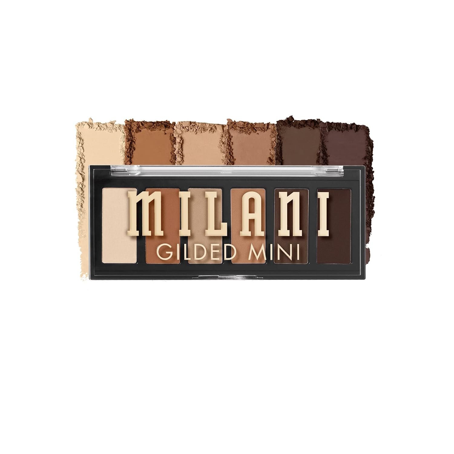 Milani Gilded Mini Eyeshadow Palette with 6 Matte & Shimmer Hues – Whiskey Business