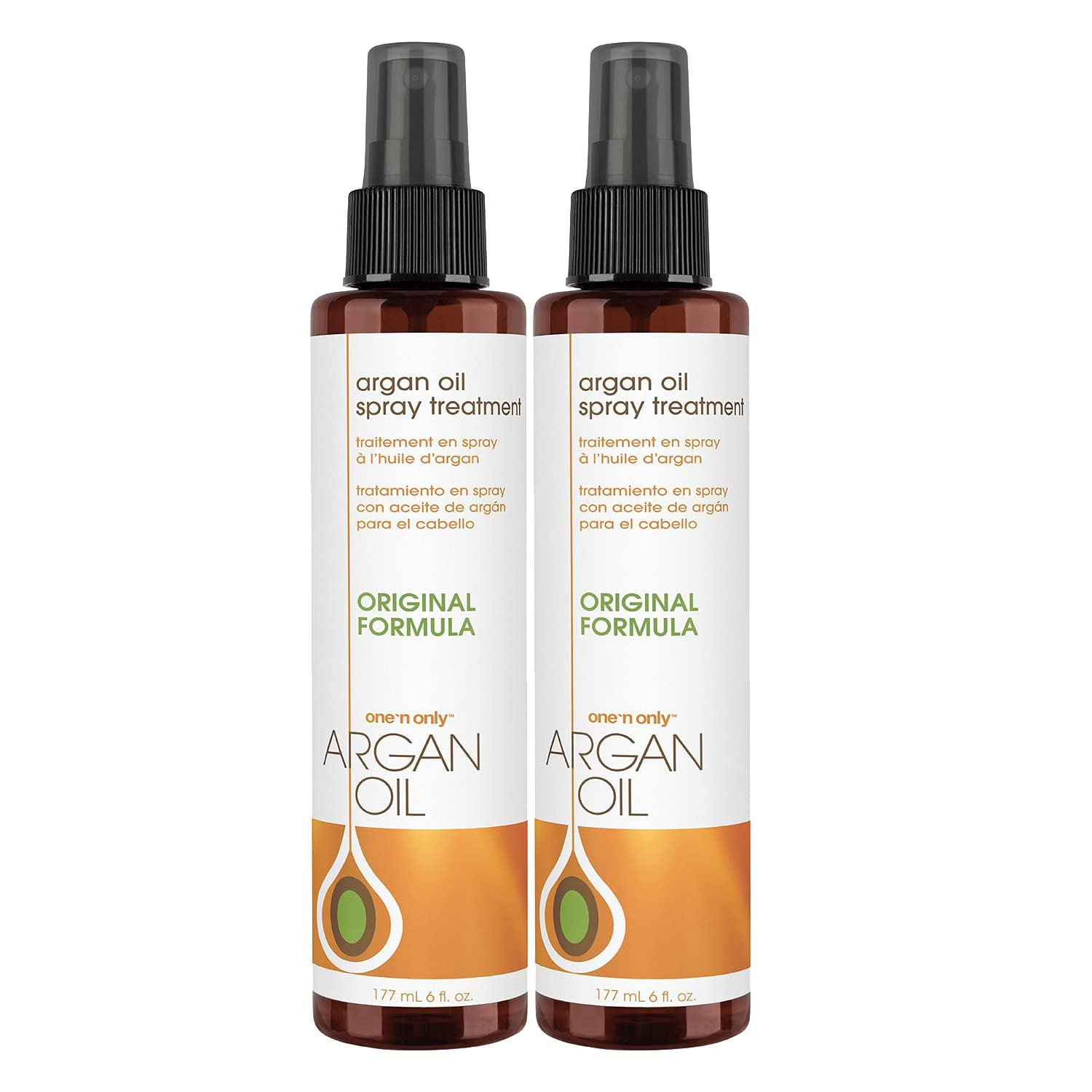 One ‘n Only Argan Oil Spray Hair Treatment & Heat Protectant, 6 oz, 2 Pack