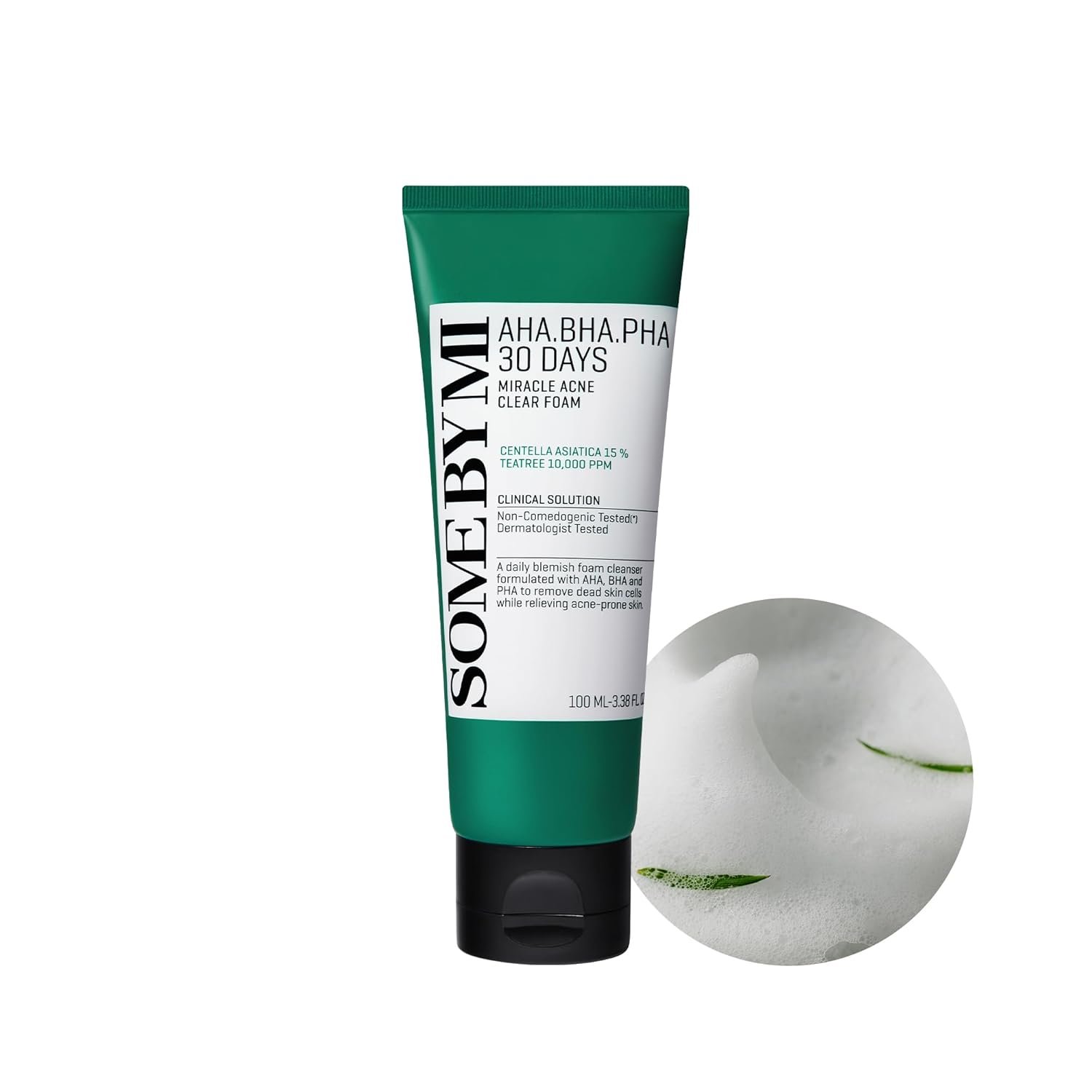 SOME BY MI AHA BHA PHA Acne Clear Foam – 3.38oz – Face Wash