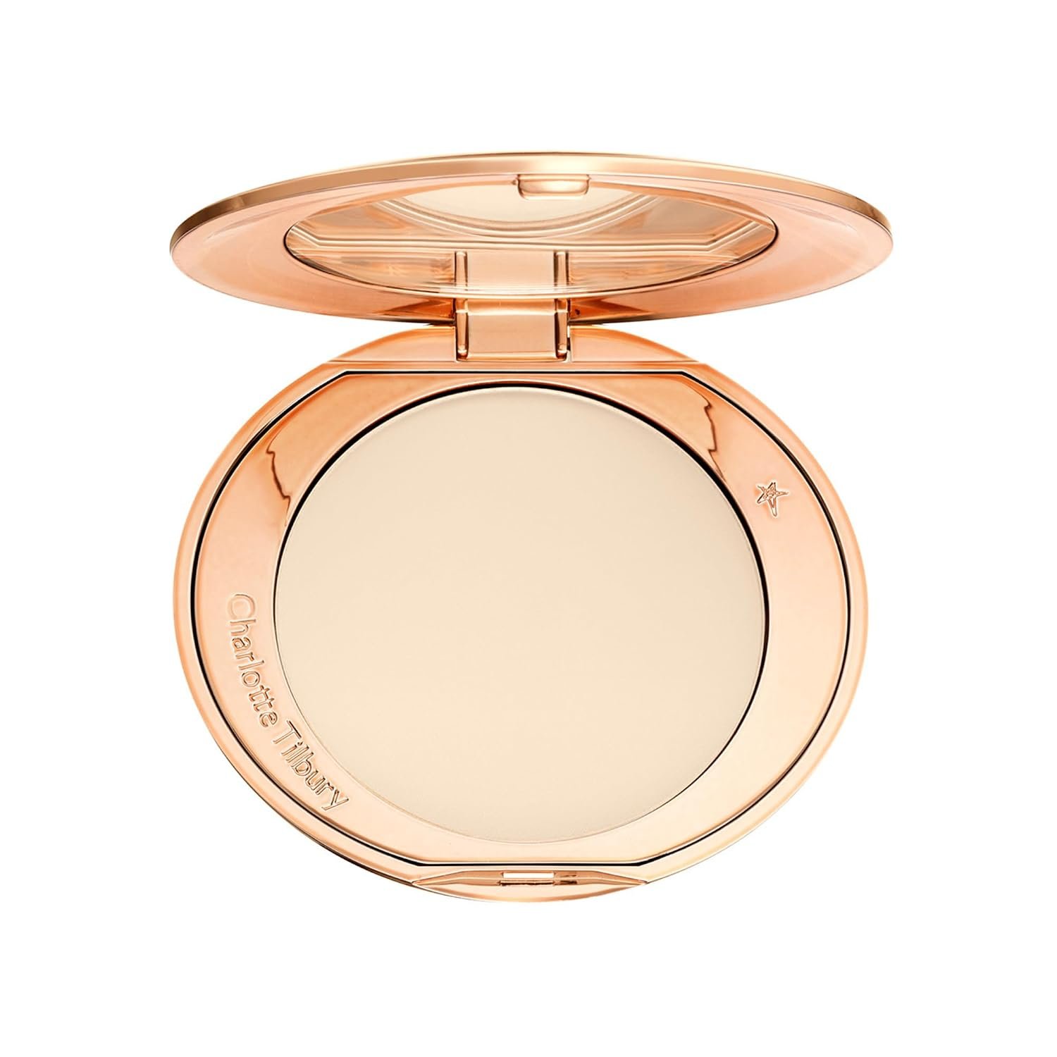 Charlotte Tilbury Airbrush Flawless Finish Setting Powder – Pore-Blurring Pressed Powder for Face Makeup to Minimize Shine with a Soft-Focus Finish