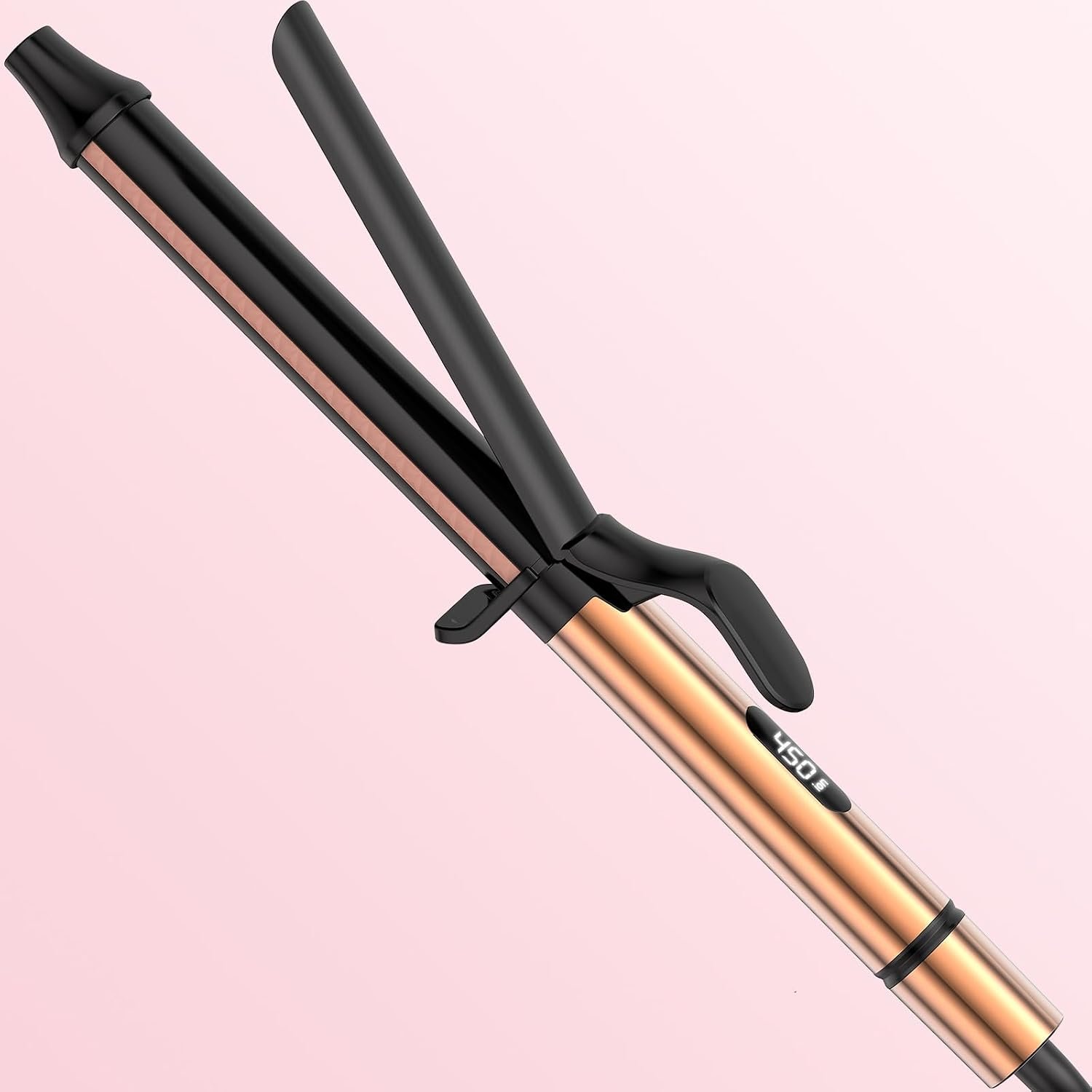MESCOMB Dual Voltage Curling Iron – 1.25 Inch Curling Iron, 6.7″ Extra Long Barrel Curling Iron for Long Hair, Ceramic Tourmaline Hair Curler for Loose Curls and Beach Waves, 8 Heat Settings | 6.7″ Extra Long Barrel Curling Iron for Long Hair, Ceramic Tourmaline Hair Curler for Loose Curls, 8 Heat Settings