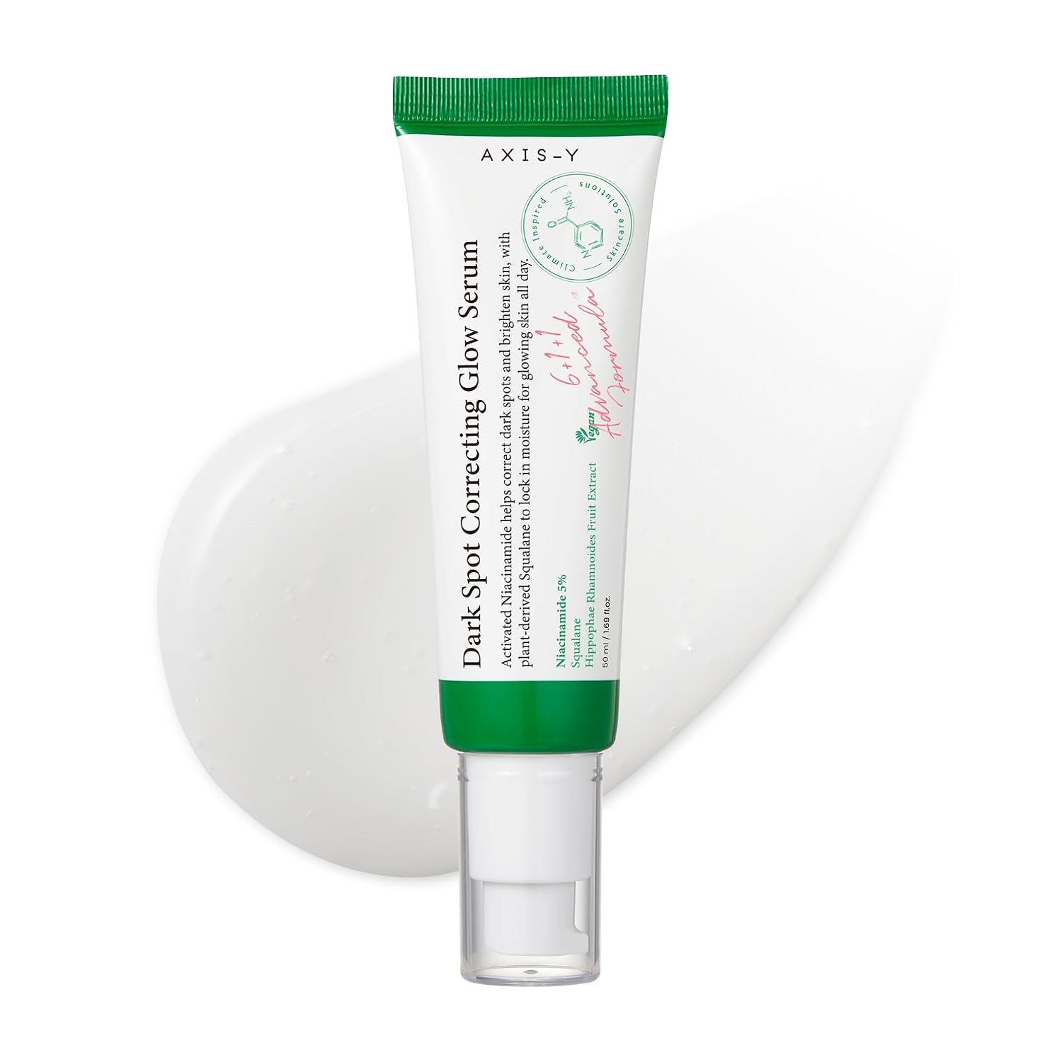 AXIS-Y Dark Spot Correcting Glow Serum – 5% Niacinamide Dark Spot Remover For Face – Vegan Korean Skin Care Niacinamide Serum for All Skin Types (1.69 fl. oz.)