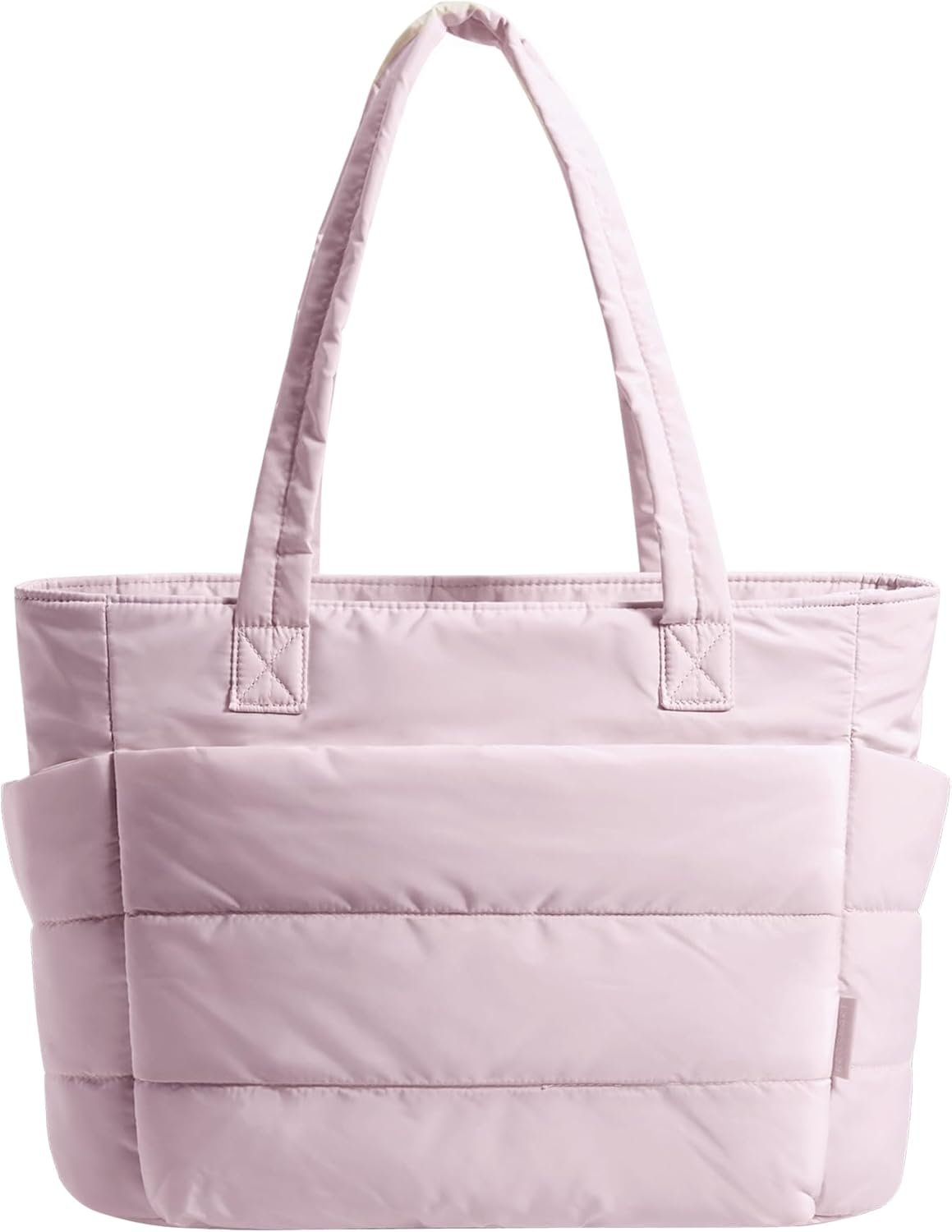 BAGSMART Tote Bag for Women, Lightweight Puffy Tote Bag with Compartments Shoulder Bag Handbag for Travel, Work, Gym | Lightweight