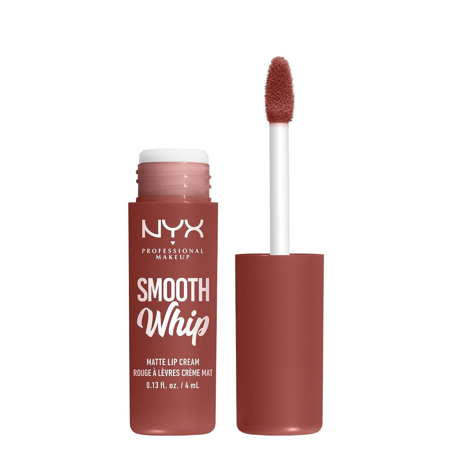 NYX PROFESSIONAL MAKEUP Smooth Whip Matte Lip Cream, Long Lasting, Moisturizing, Vegan Liquid Lipstick – Latte Foam (Pinky Mauve)
