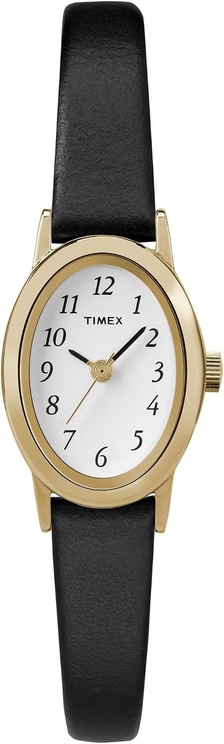 Timex Women’s Cavatina Watch – TPearl Dial Gold-Tone Case