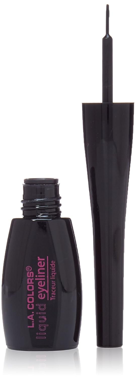 L.A. COLORS Thin Tip Liquid Liner (carded), Black CBLE326