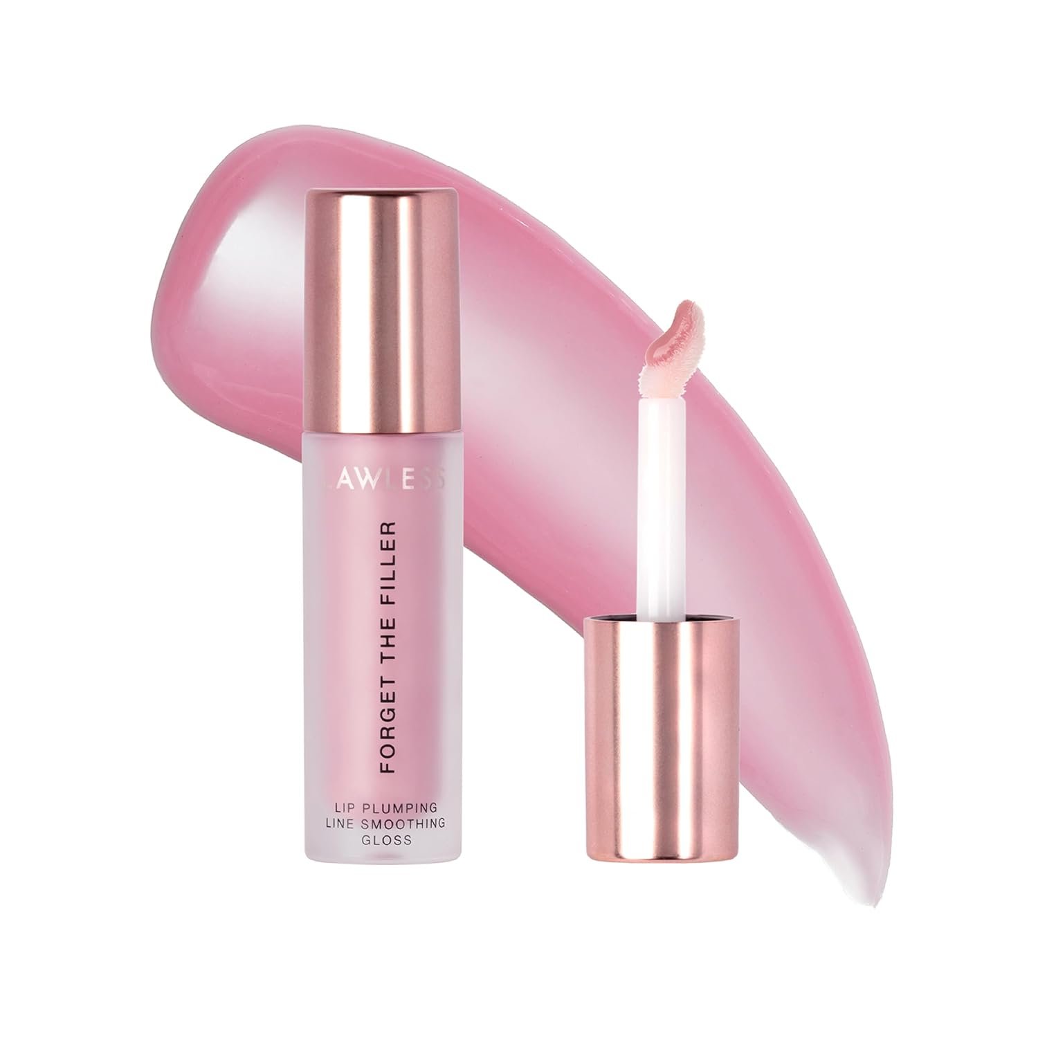 Lawless Women’s Forget The Filler Lip Plumper Line Gloss, Lavender Sorbet, Pink, 0.11 Fl Oz (Pack of 1)
