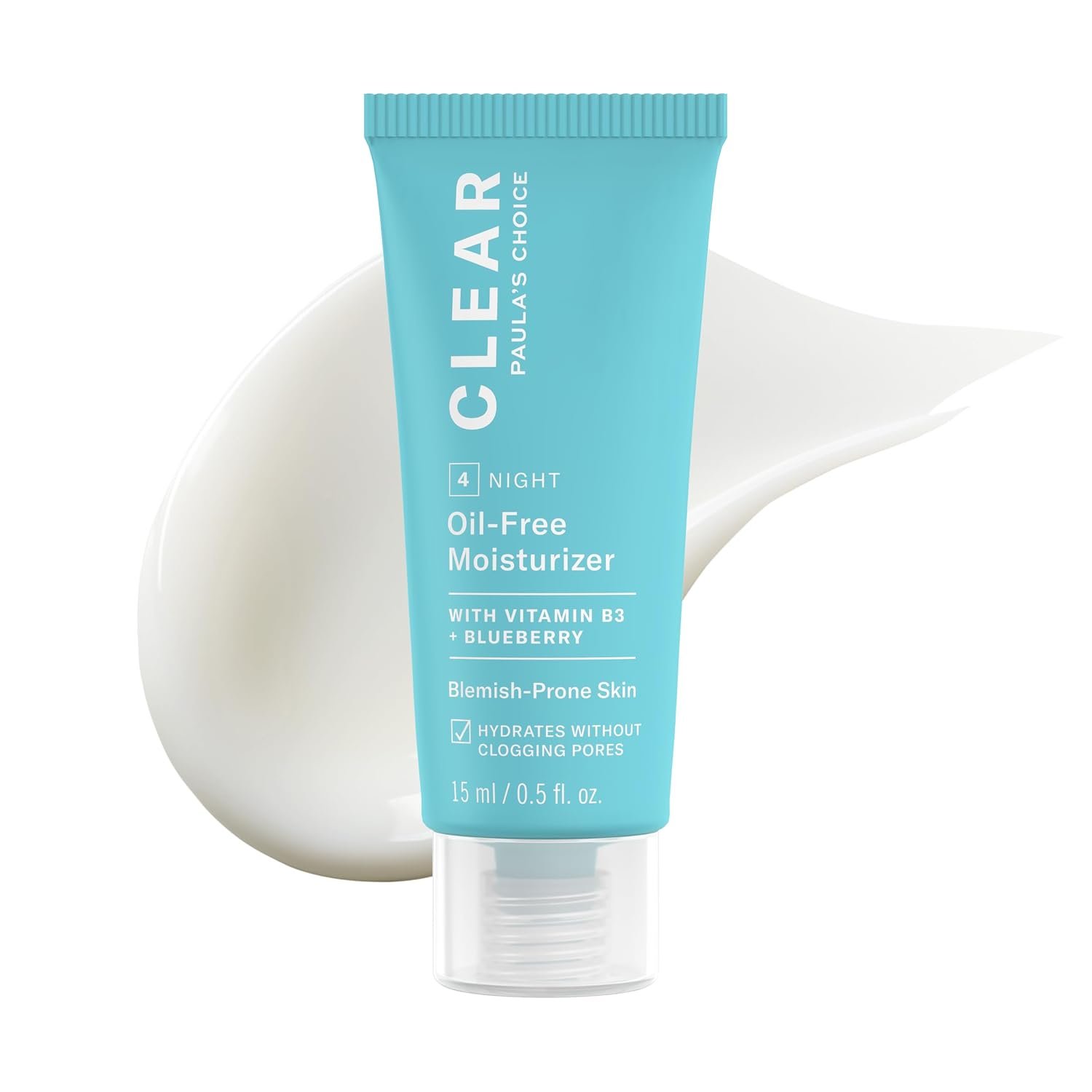 Paula’s Choice CLEAR Oil-Free Lightweight Face Moisturizer | Hyaluronic Acid for Acne-Prone Skin with Pore-Minimizing Niacinamide & Soothing Antioxidants, Calms Redness
