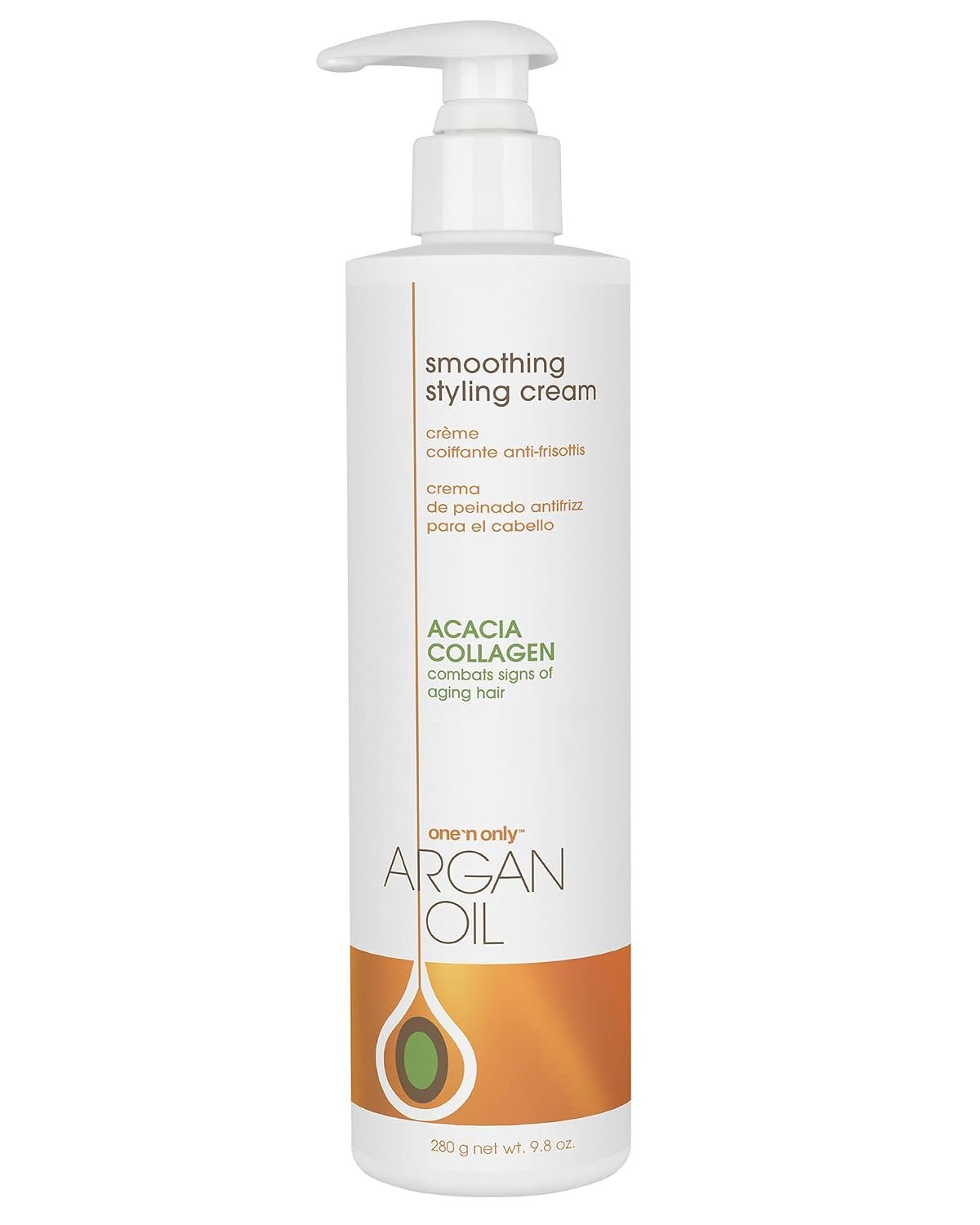 One ‘n Only Argan Oil Smoothing Styling Hair Cream & Moisturizer, 9.8 oz