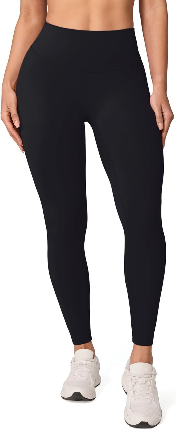 UNISSU Hugluxe No Front Seam Yoga Leggings 25″ | High Waisted, Subtle Glute Separation, Gentle Compression, Buttery Soft, Women’s Yoga Pants
