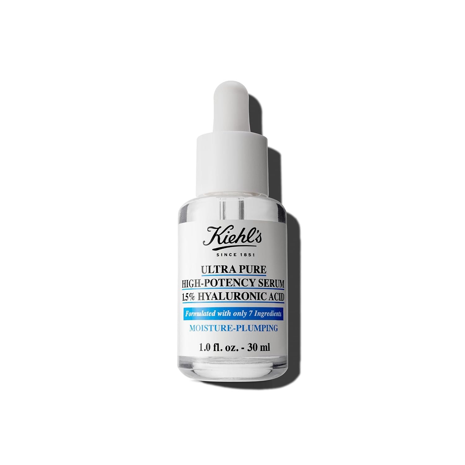 Kiehl’s – 1.5% Hyaluronic Acid Serum – Boosts Hydration – 1 fl oz | Concentrated Face Serum for Plumping Skin – With 1.5% Hyaluronic Acid – For Dry Skin