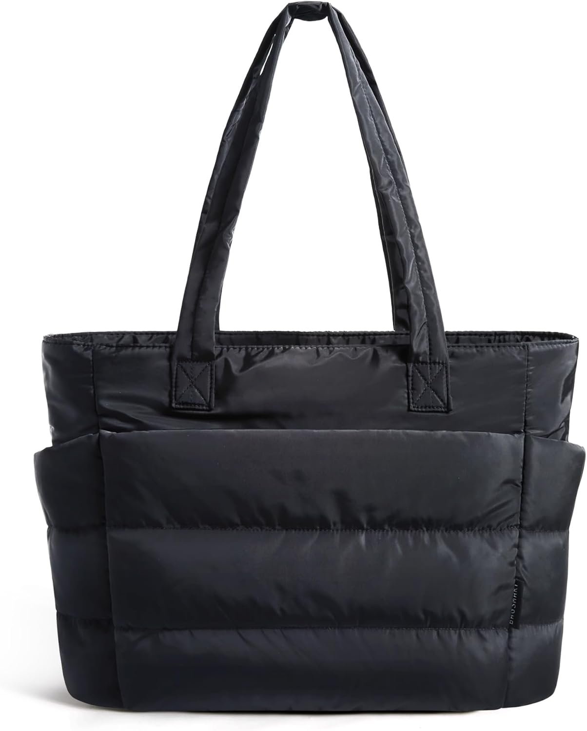 BAGSMART Tote Bag for Women, Lightweight Puffy Tote Bag with Compartments Shoulder Bag Handbag for Travel, Work, Gym | Lightweight