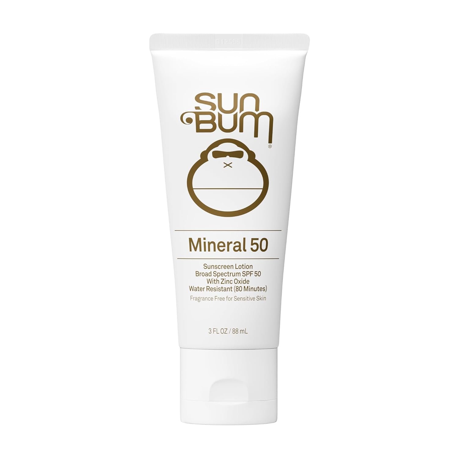 Sun Bum Mineral SPF 50 Sunscreen Body Lotion – Broad Spectrum Moisturizing Sunscreen with Vitamin E – Vegan and Hawaii 104 Act Compliant (Made without Octinoxate & Oxybenzone) – Travel Size – 3 oz