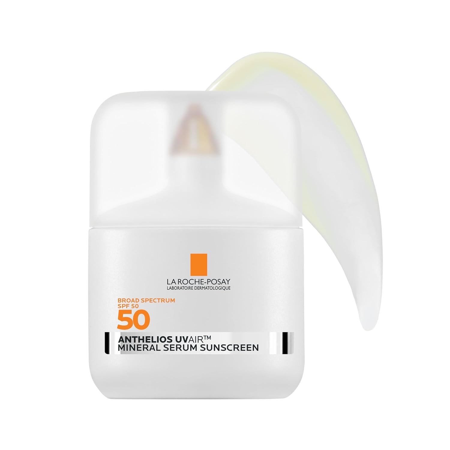 La Roche-Posay Anthelios UVAir Sunscreen Serum SPF 50 for Sensitive Skin, with Niacinamide, Hyaluronic Acid & Antioxidants, Hydrating Lightweight Sunscreen for Face, Fast-Absorbing, 1.7oz