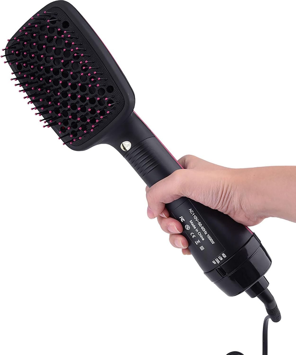 Blow Dryer Brush Hair Dryer One-Step Straightener Paddle Brush | 3-in-1 Detangling Straightening Smoothing in One, Reduce Frizz More Shiny for Salon-Quality Smooth Straight Hair