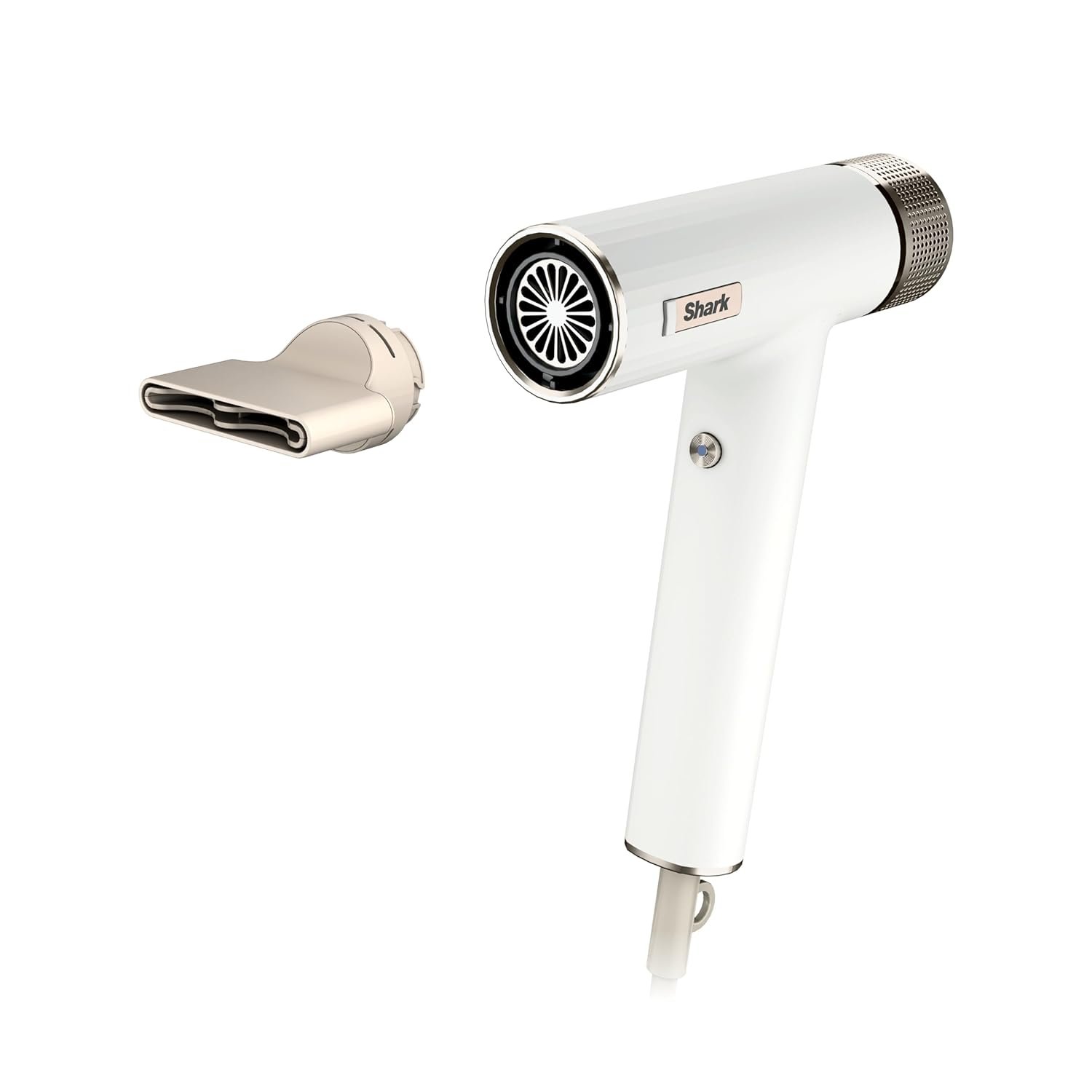 Shark SpeedStyle Ionic Hair Dryer w/Concentrator, Lightweight, HD301 | Turbo Concentrator Smooths Every Strand, Auto-Optimized Heat Settings, Cool Shot Locks Style, Less Frizz